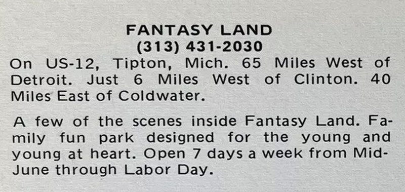 Fantasy Land - Vintage Postcard